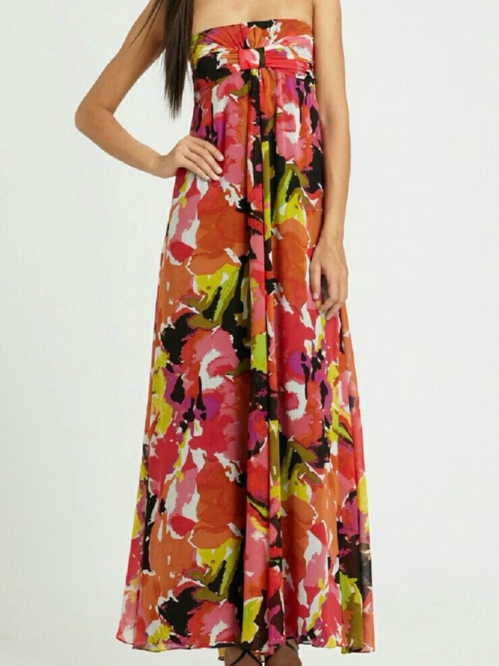 Trina Turk Dress Trina Lynde Bouquet-Print Maxi Dress